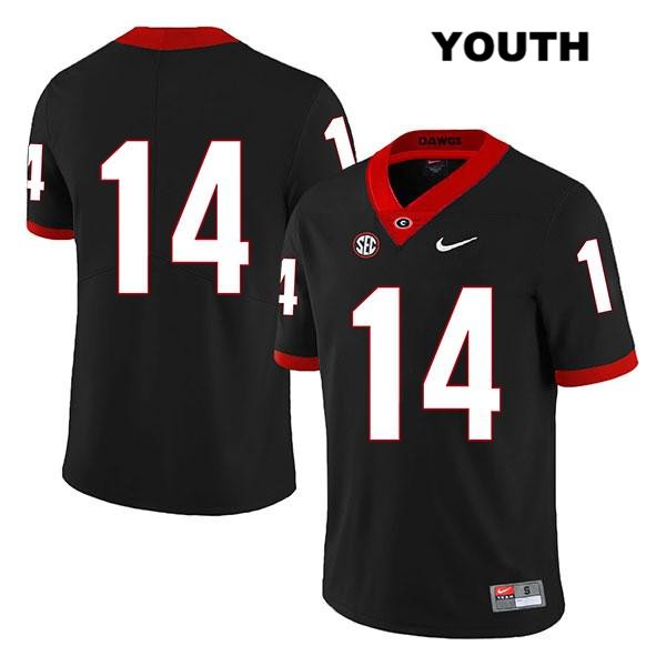 Georgia Bulldogs Youth Trey Blount #14 NCAA No Name Legend Authentic Black Nike Stitched College Football Jersey WSH6756VZ